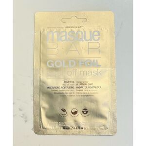 MasqueBAR Gold Foil Peel-Off Mask K-Beauty Korean Moisturizing Revitalizing
